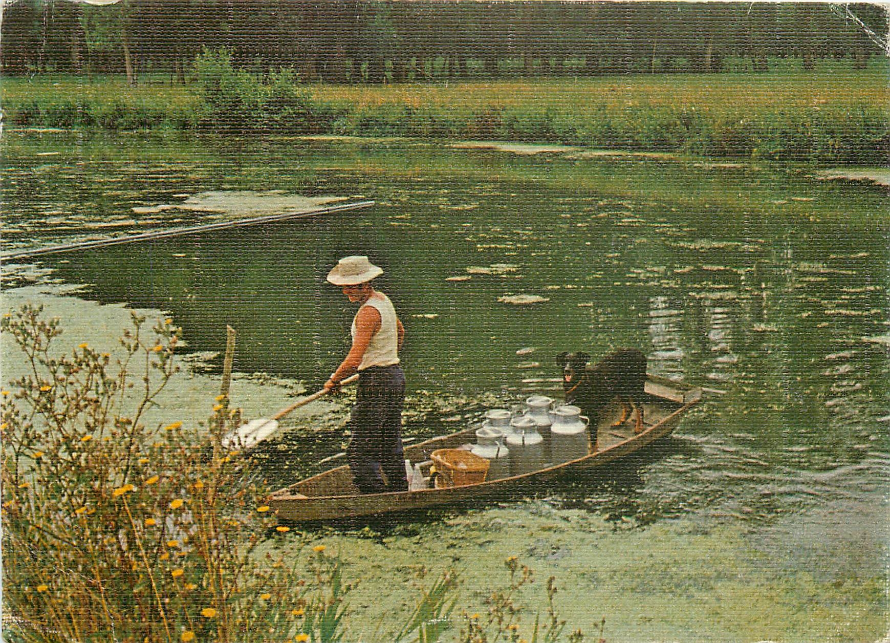 CPM La Venise Verte Deux Sevres La Sevre Transport de Lait 