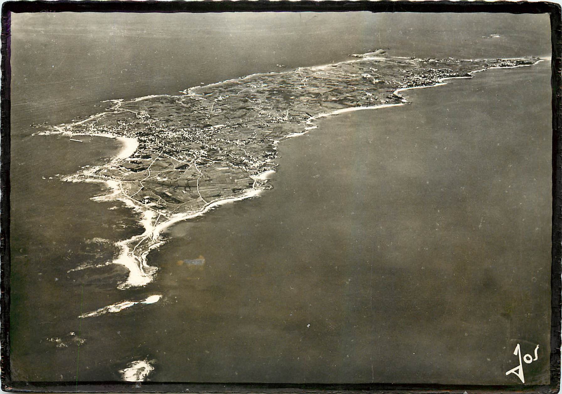 CPM Vue aerienne Presqu'Ile de Quiberon Morbihan 