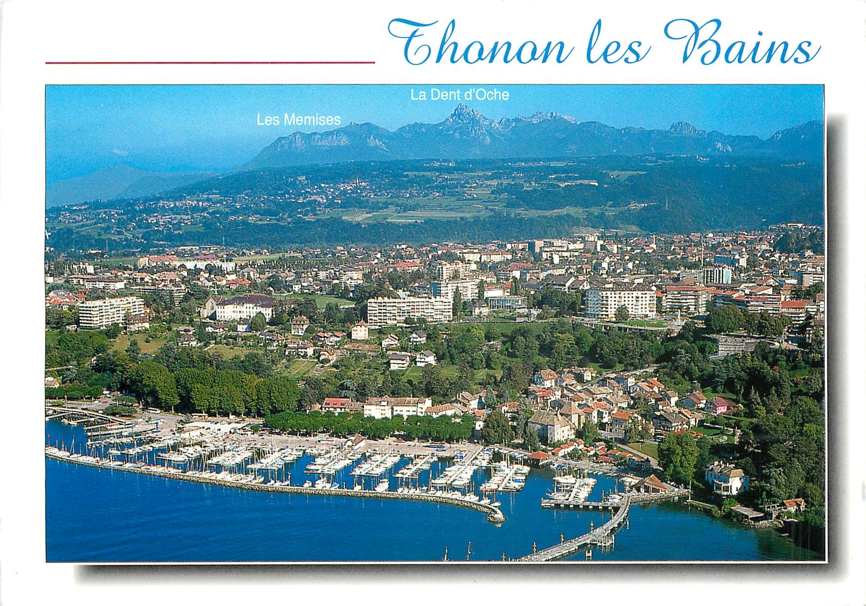 CPM Lac Leman France Thonon les Bains Hte Savoie Vue panoramique 