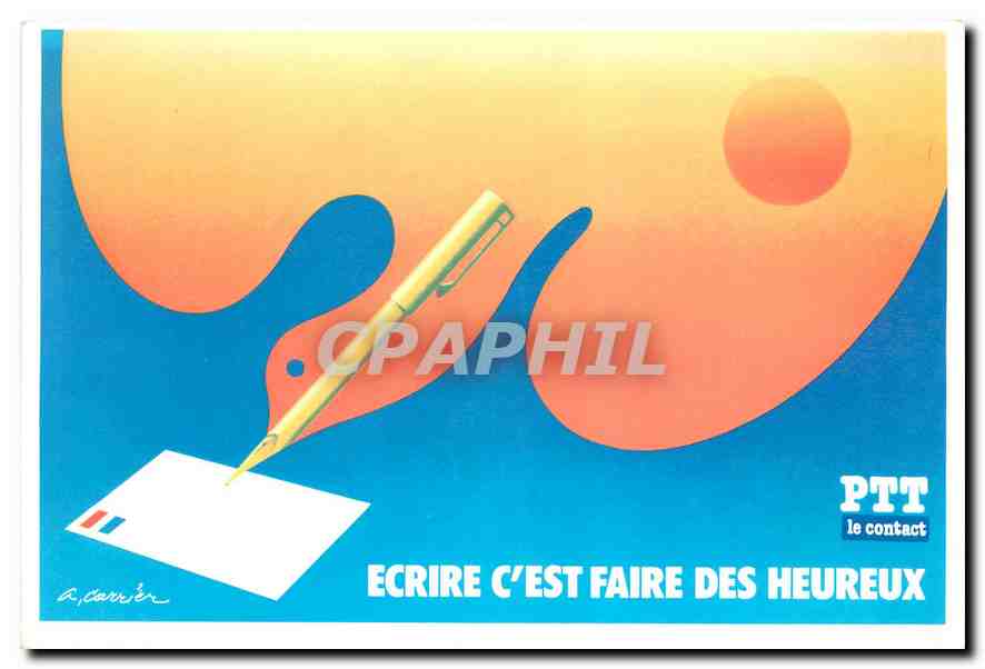 CPM Ecrire c'Est Faire des Heureux PTT