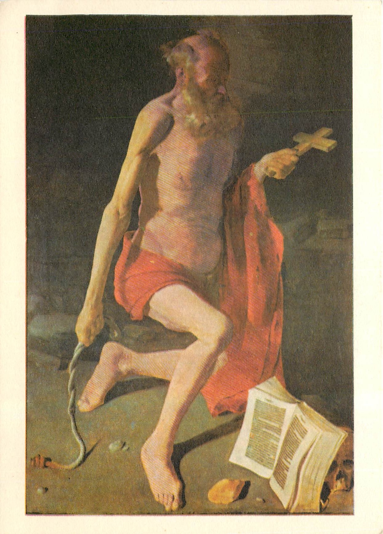 Saint-Jérôme — Georges de La Tour (1593-1652) — Éditions Loterie Nationale, Série V