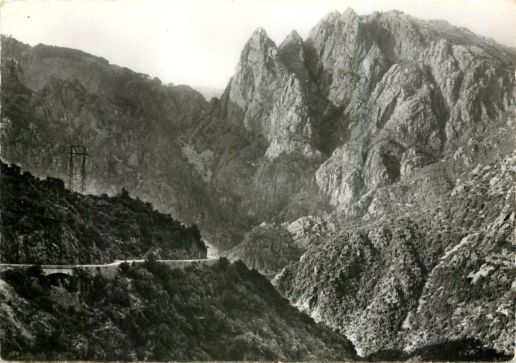 CPM La Corse Ile de Beaute Route de Porto a Evisa la Spelunca 
