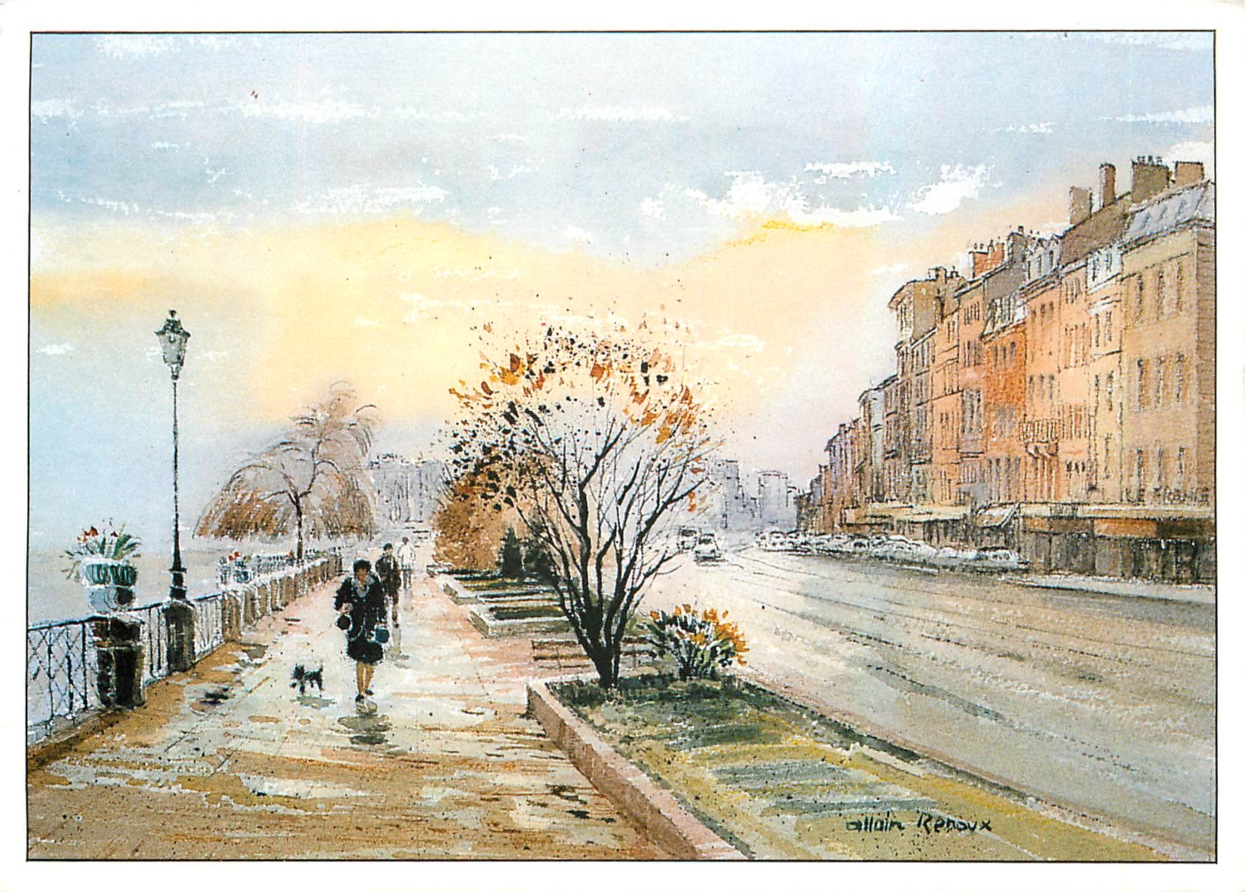 CPM Macon Saone et Loire Quai Lamartine 