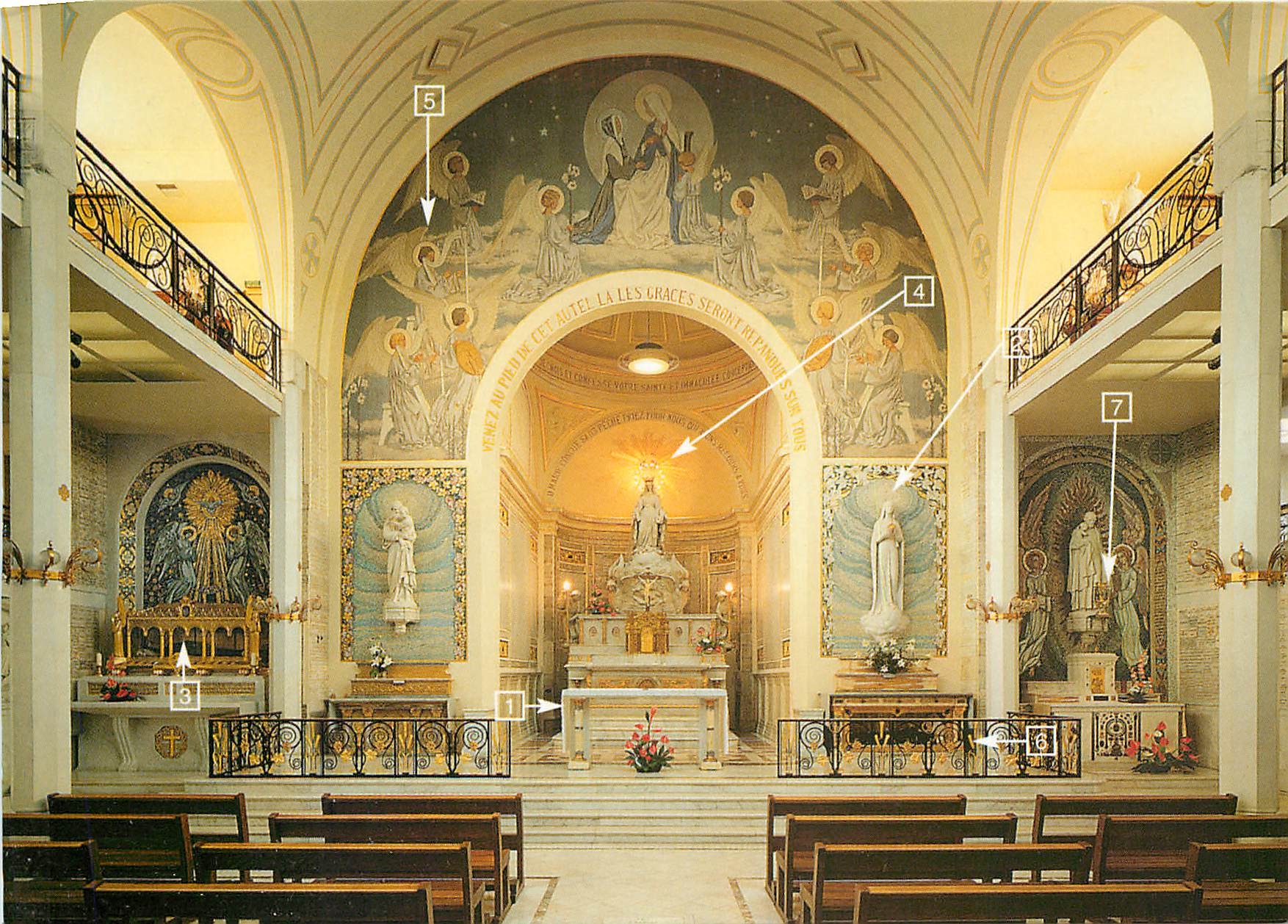 CPM Chapelle Notre Dame de la Medaille Miraculeuse rue du Bac 