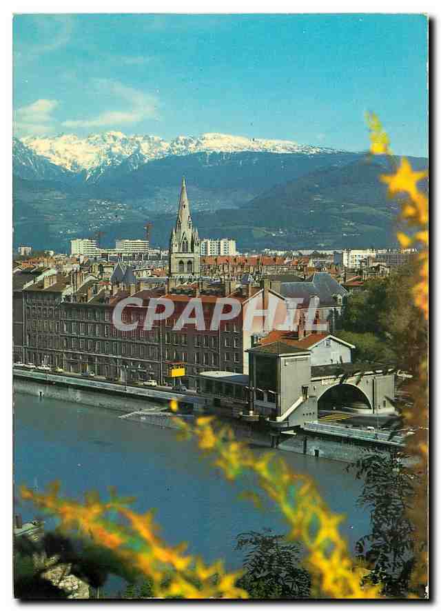 CPM Grenoble Station de depart du telepherique de la Bastille 