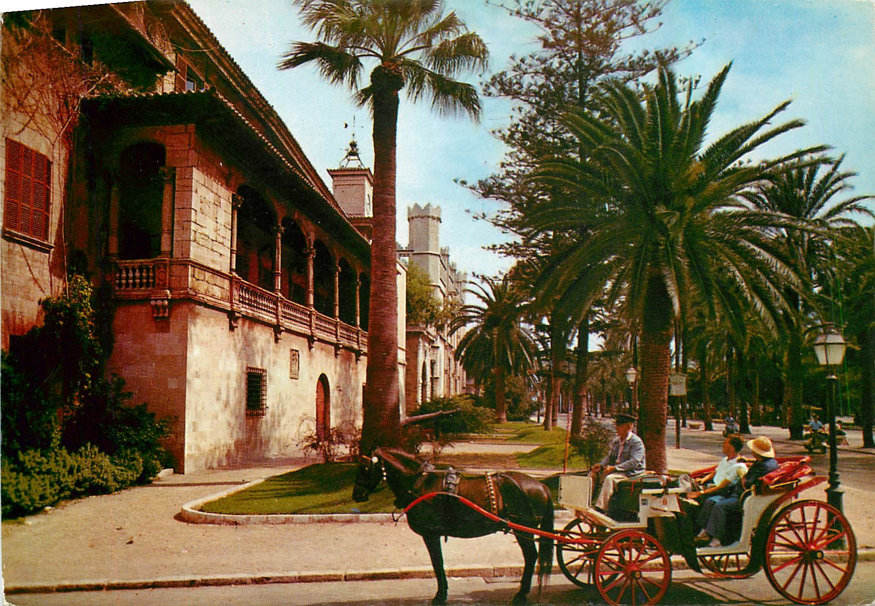 CPM Palma de Mallorca Consulado del Mar et la Promenade de Sagrera 