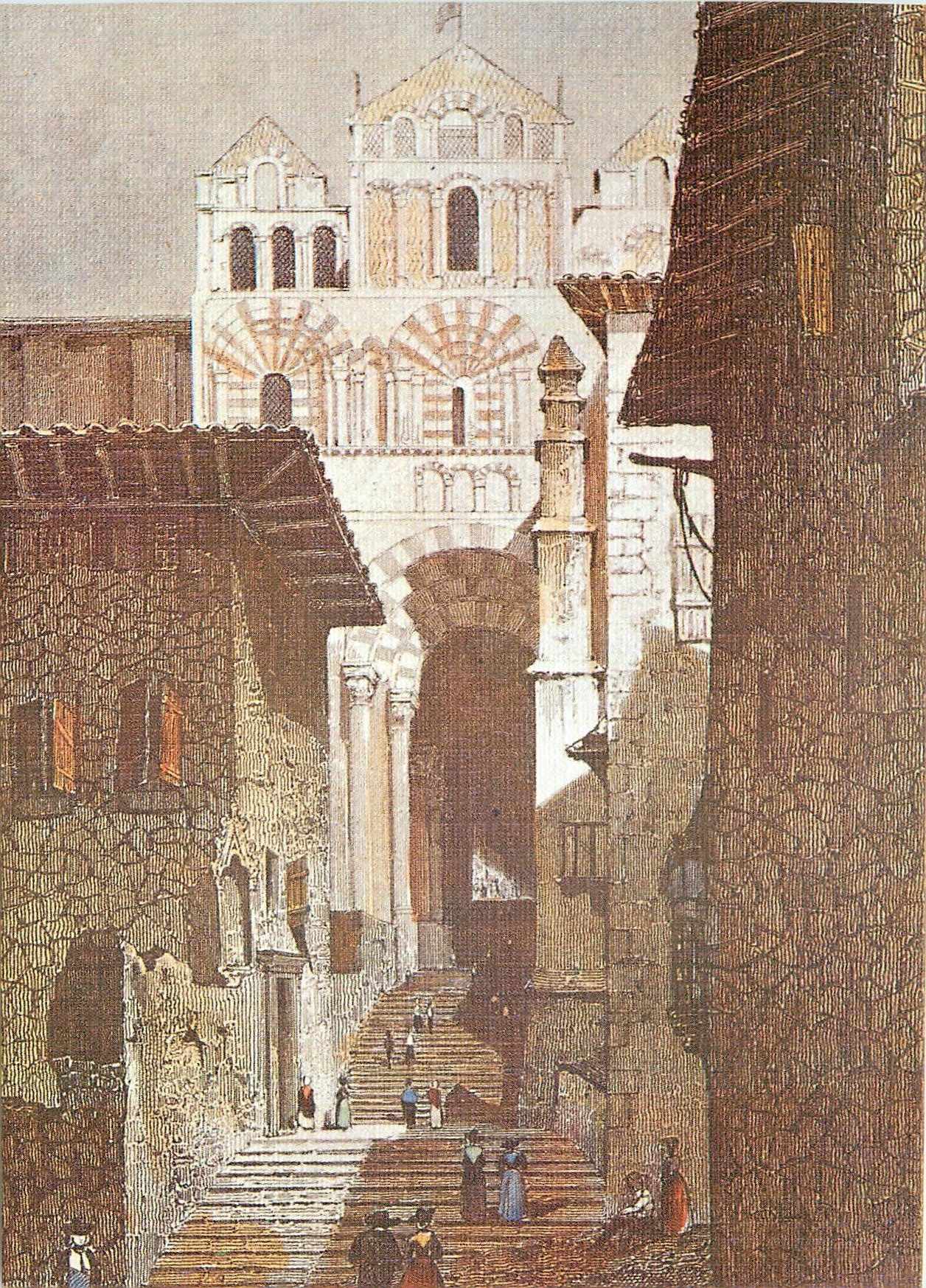 CPM Nos Vieilles Provinces Le Velay Eglise Notre Dame au Puy 