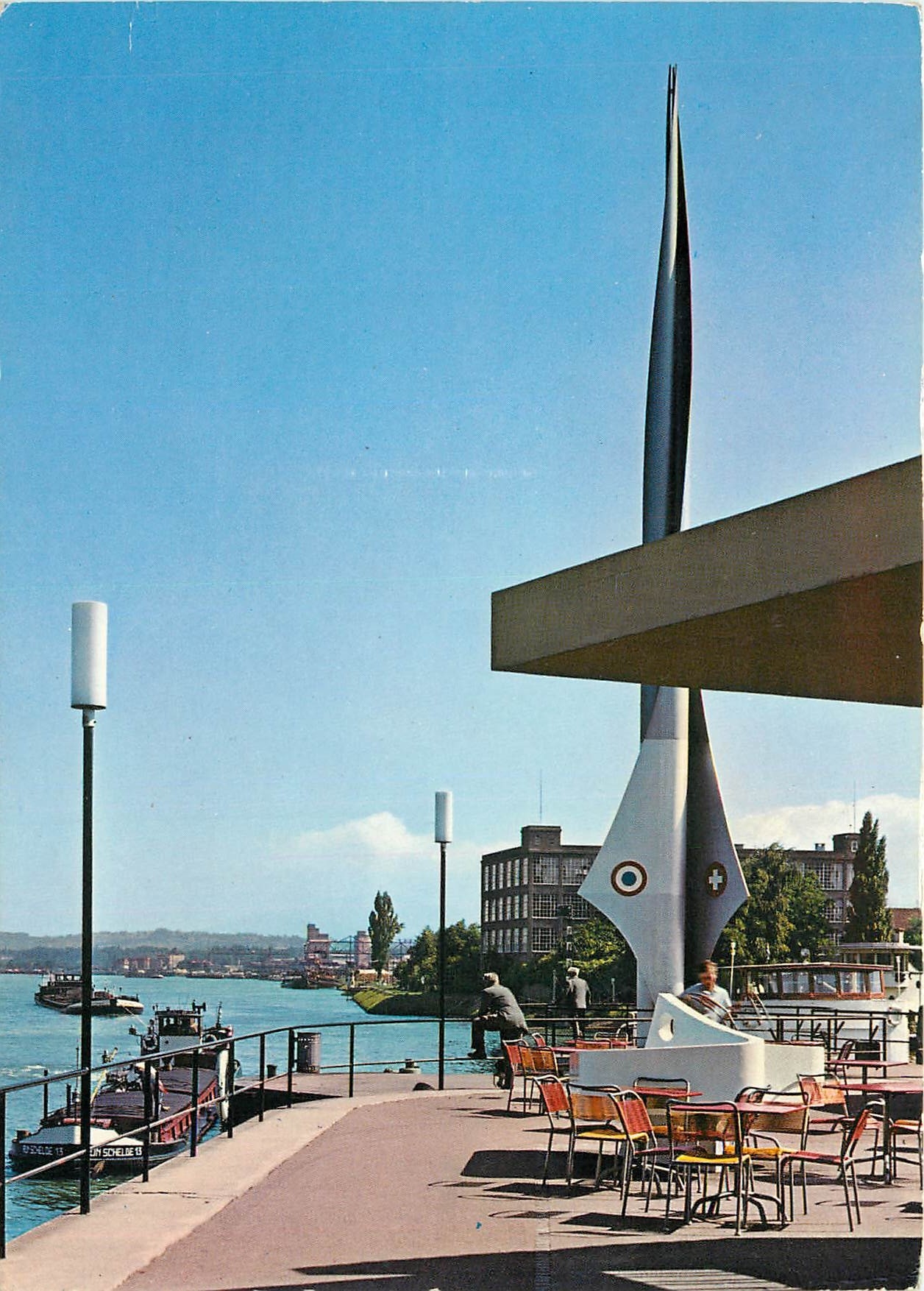 CPM Basel Kleinhuninger Rheinhafen Drellanderecke Port du Rhin de Petit Huningue 