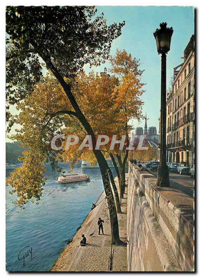 CPM Paris et ses Merveilles l'ile Saint Louis l'abside de la cathedrale Notre Dame 