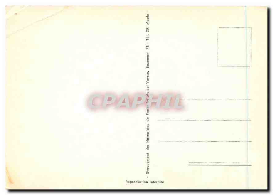 CPM Vertes campagnes — Rückseite