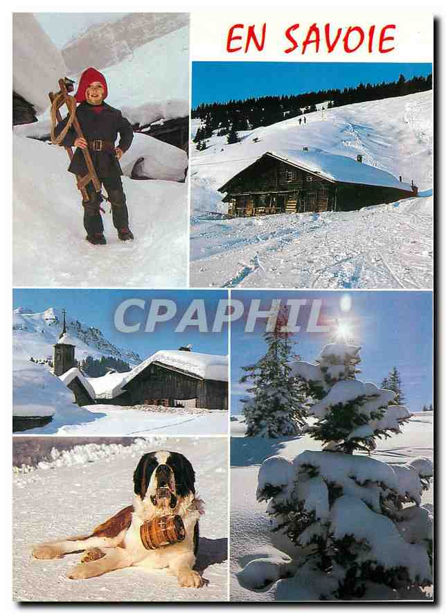 CPM Images de Chez Nous En Savoie Chien Folklore