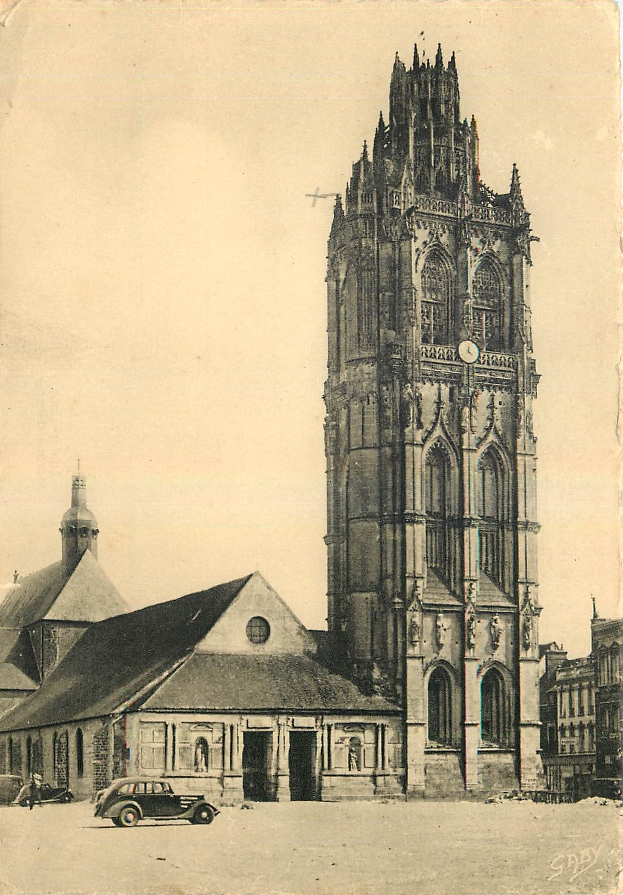 Verneuil-sur-Avre — L'Église de la Madeleine, tour flamboyante du début du XVIe siècle — Édition Gaby