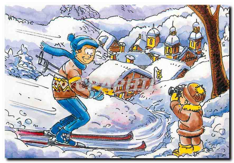 CPM Collection Sports Loisirs Voyages Ski