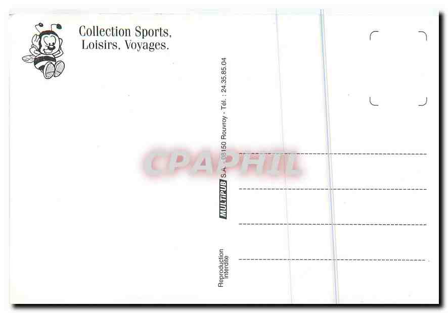 CPM Collection Sports Loisirs Voyages Ski — Rückseite