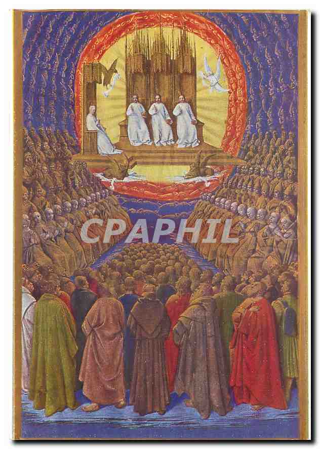 CPM Fouquet Jean Miniatures executiees Chevalier Intronisation de la Vierge 