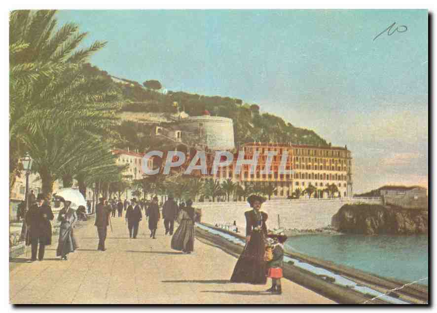 CPM Nice au Temps Passe La Promenade du Midi Les Ponchettes en 1910 