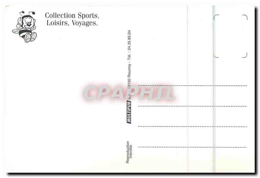 CPM Collection Sports Loisirs Voyages  — Rückseite