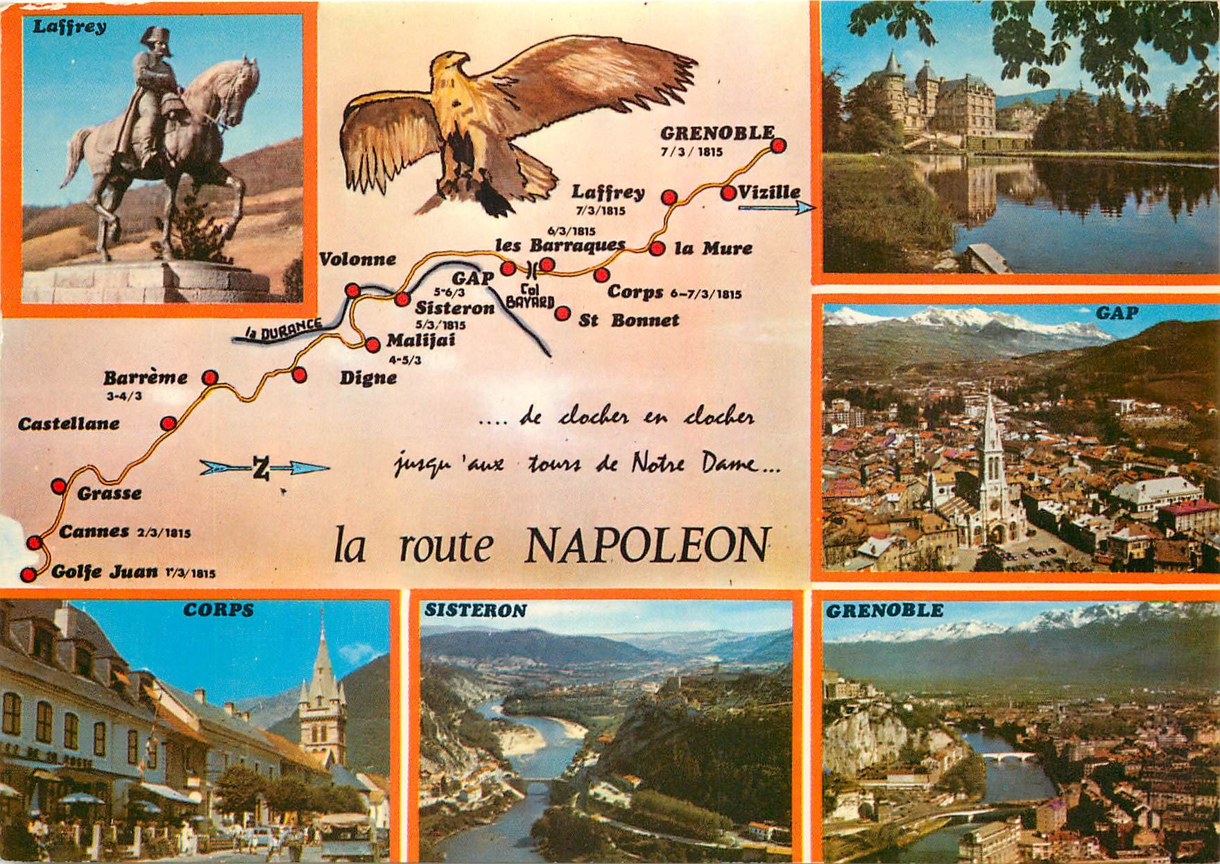 La route NAPOLÉON — Itinéraire parcouru par l'Empereur à son retour de l'île d'Elbe du 1er au 7 Mars 1815 — Éditions J. CELLARD