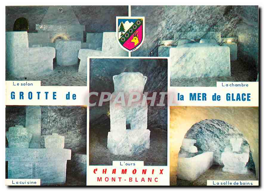 CPM Chamonix Mont Blanc La Grotte de la Mer de Glace 