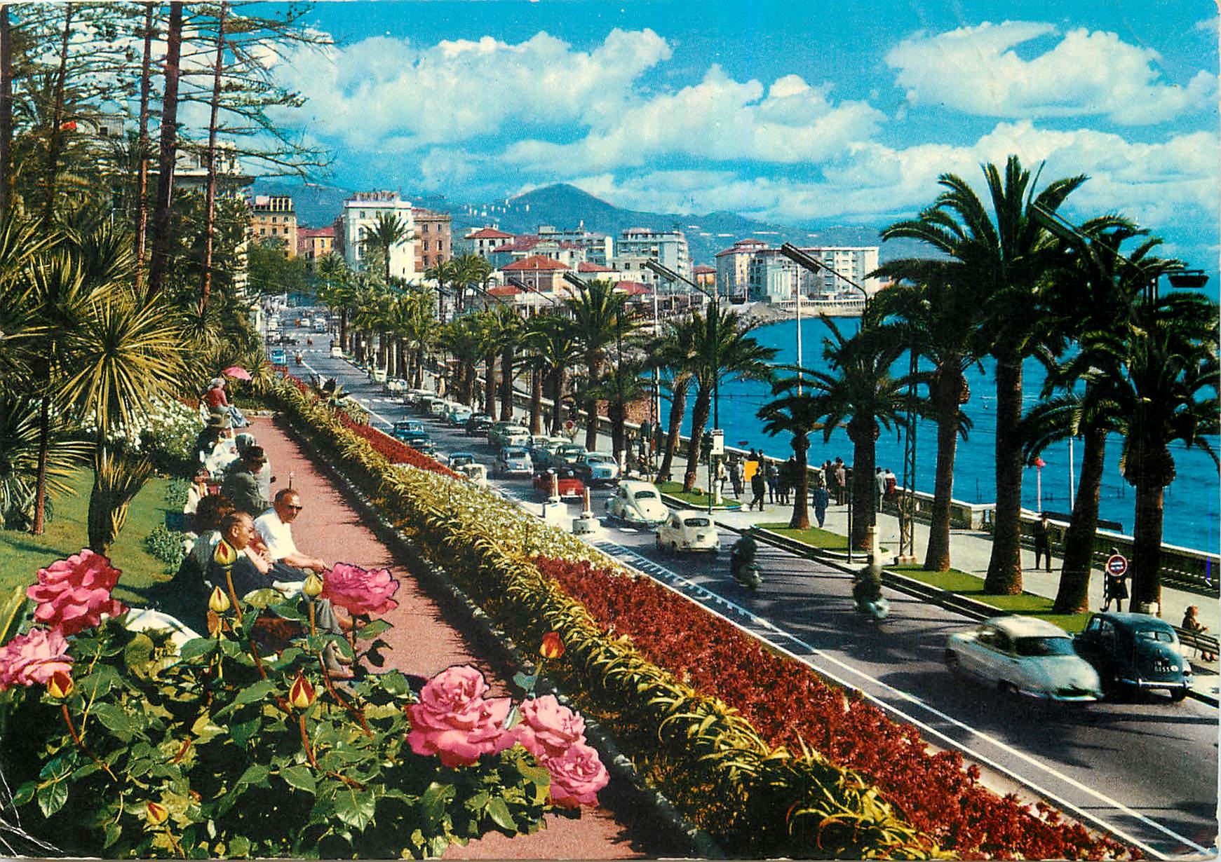 CPM Riviera dei Fiori Sanremo Promenade Imperatrice 
