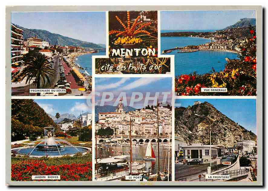 CPM Cote d'Azur Carrefour Mondial du Tourisme Menton Cite des Fruits d'or 