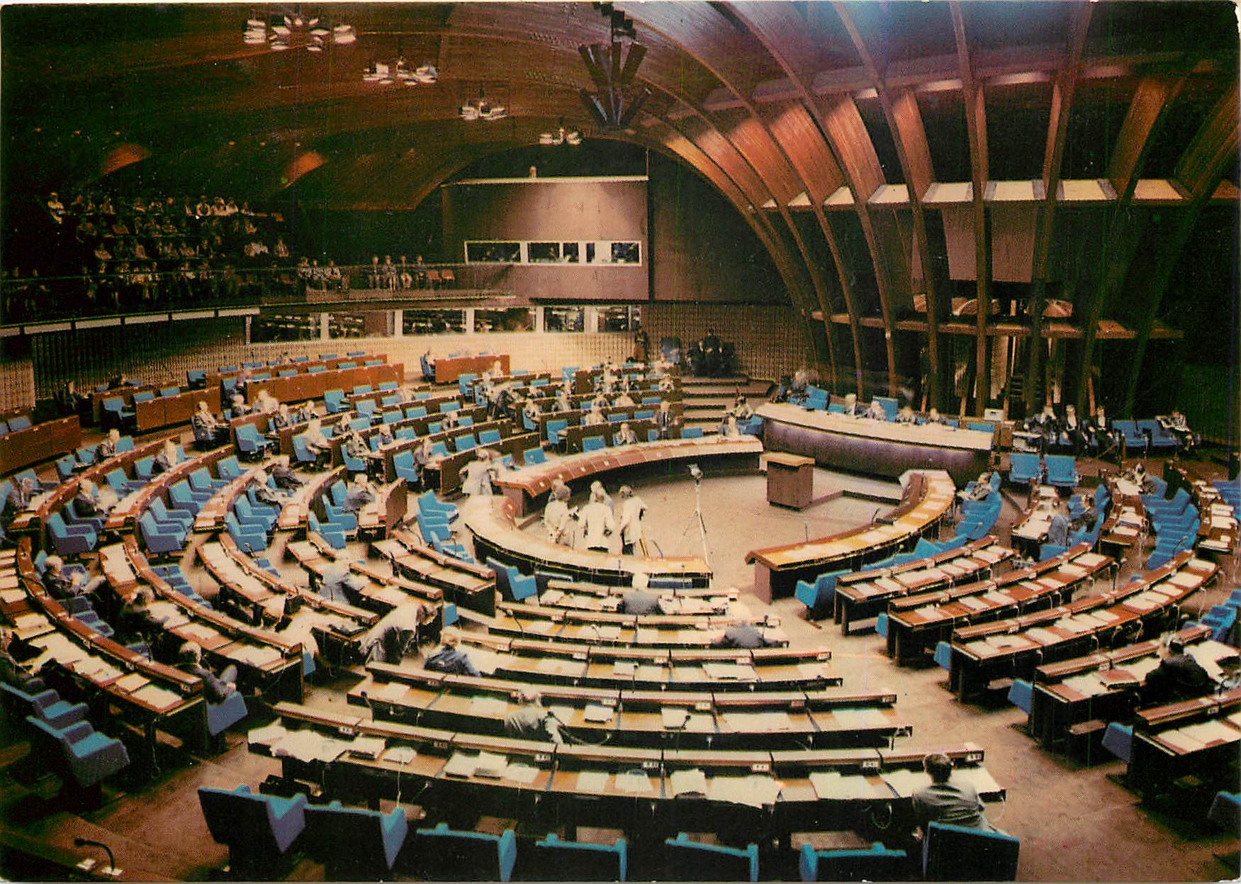 CPM Strasbourg France Palais de l'Europe Siege du Conseil de l'Europe 