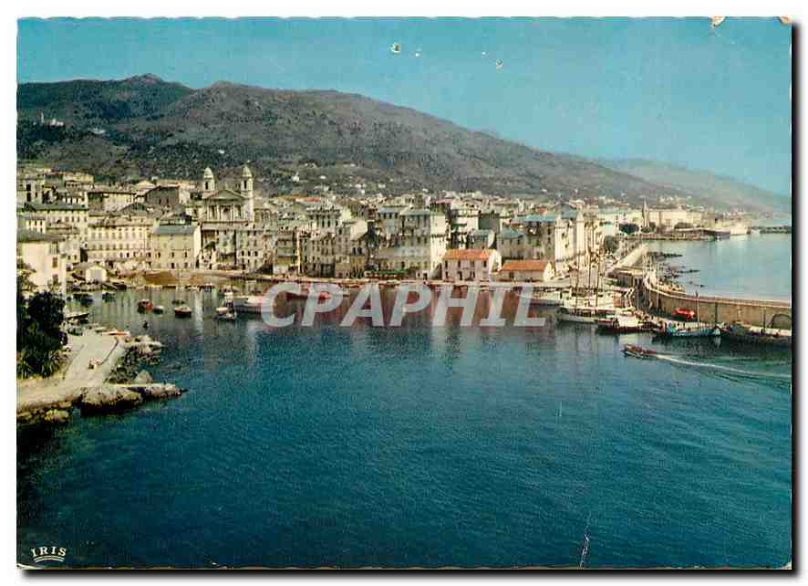 CPM Charmes et couleurs de la Corse Bastia Corse Vue sur le Vieux Port 