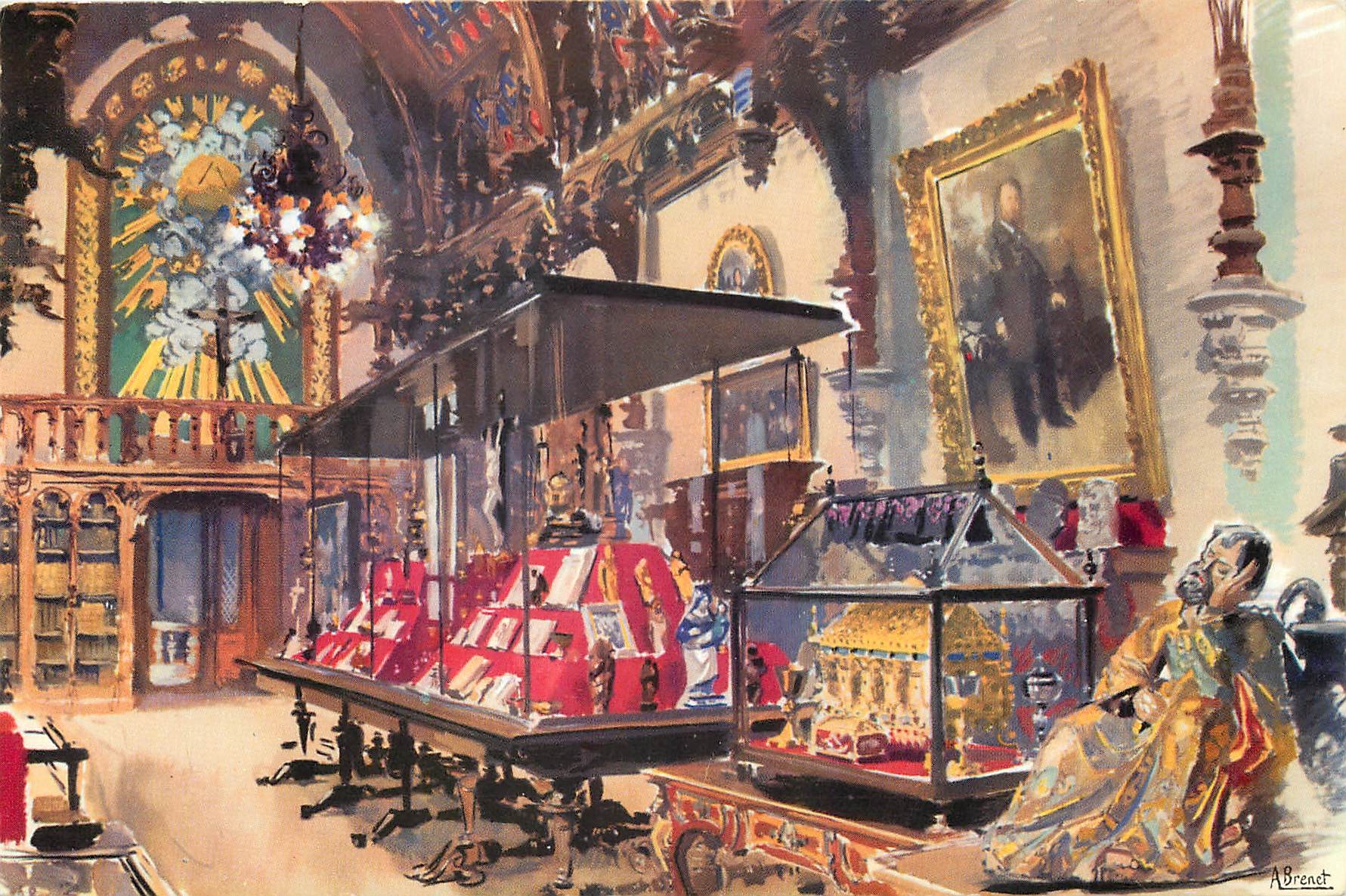 CPM La Benedictine a Fecamp Le Musee Salle Gothique 