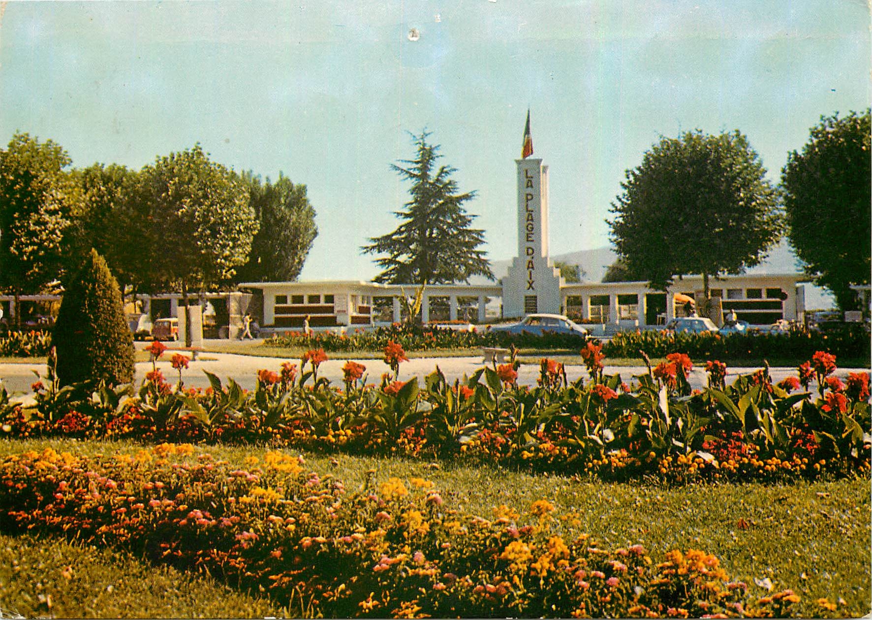 CPM Aix les Bains Savoie Entree de la Plage 