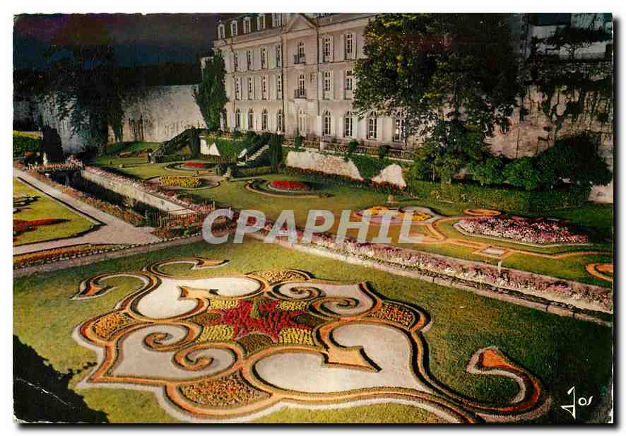 CPM La Bretagne en Couleurs Vannes Morbihan Feerie Nocturne dans les Jardins de l'Hermine 