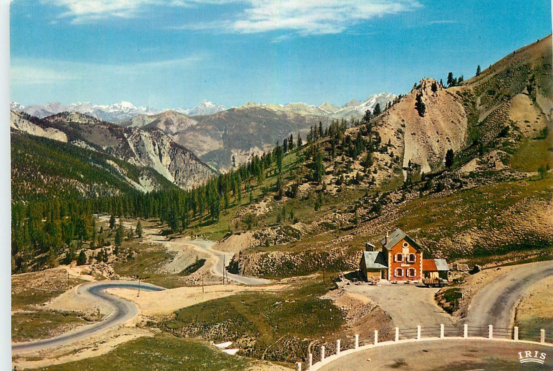 CPM Col d'Izoard les lacets du Col le refuge Napoleon et le Massif de l'Oisans 