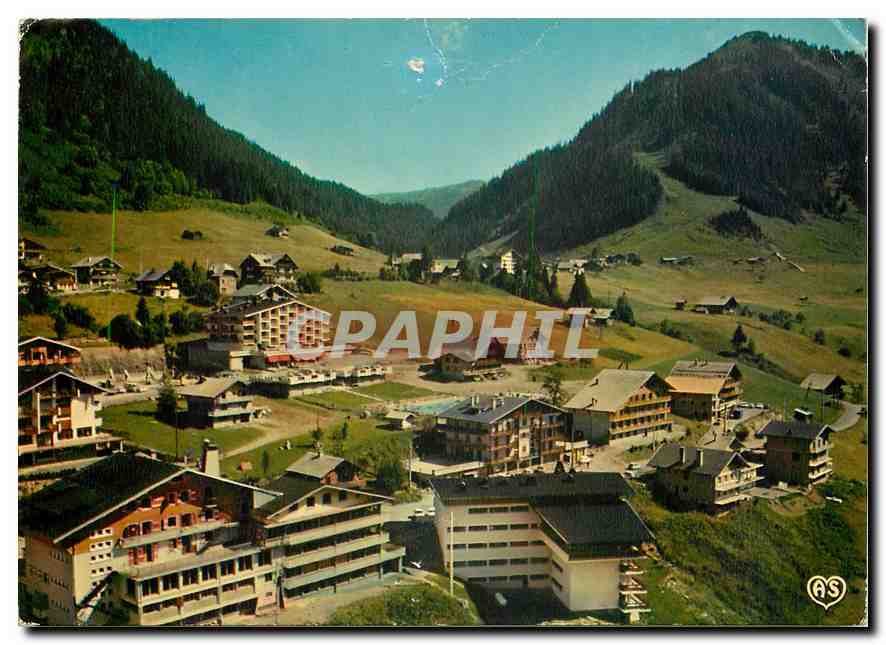 CPM Chatel Hte Savoie Station Village SVS un apercu autour de la Piscine