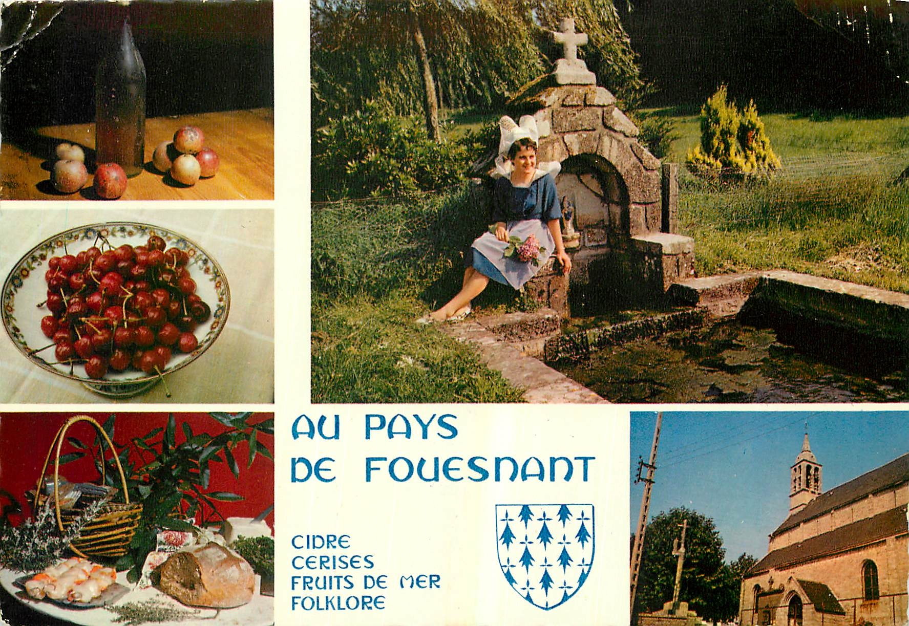 CPM La Bretagne en Couleurs le Pays de Fouesnant Finistere deja celebre par ses Plages ensoleillees 
