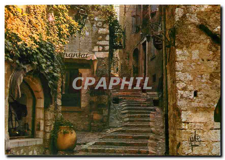 CPM La Cote d'Azur St Paul de Vence Montee de l'Eglise 