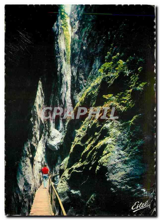 CPM Le Vallespir Environs d'Arles sut Tech Pyrenees Orientales les gorges de la Fou 