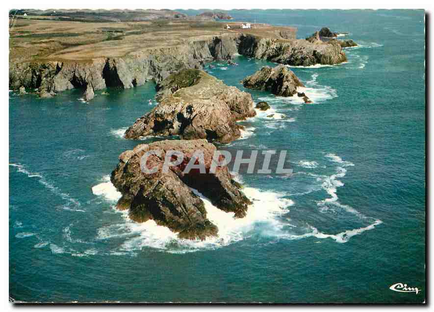 Rochers de Goulphar — Belle-Île-en-Mer — Imprimeur Combier