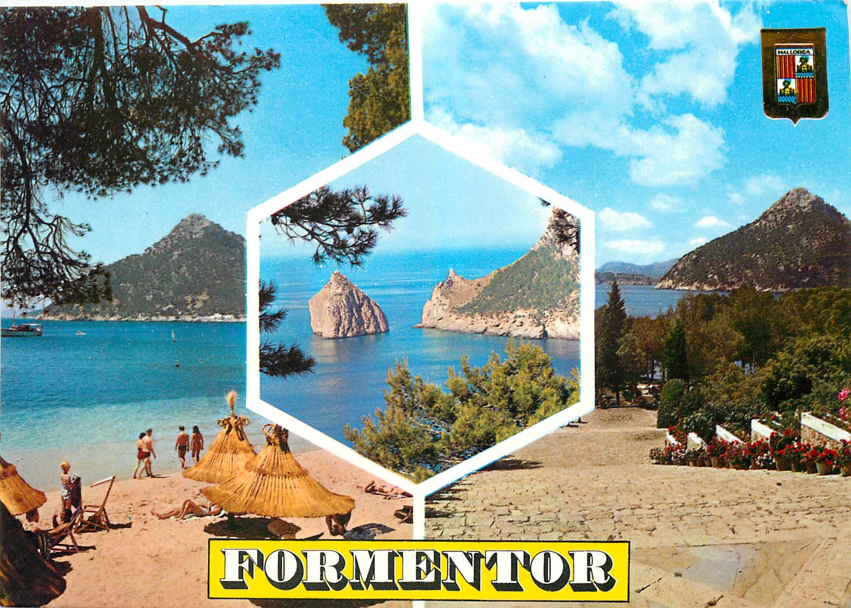 CPM Mallorca Formentor Playa en Colome Jardines 