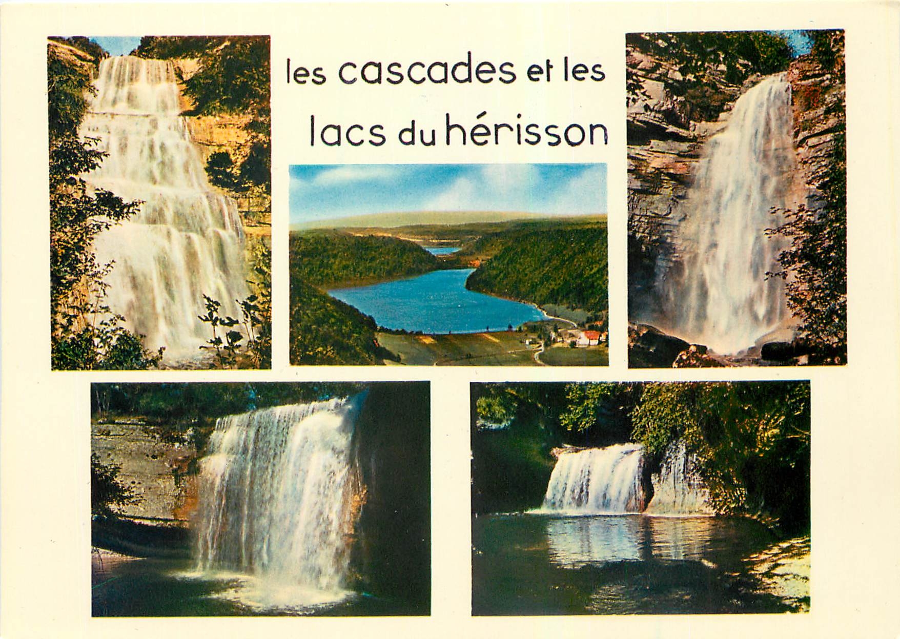 CPM Les Cascades et les Lacs du Herisson Cascade de l'Eventail le Grand Saut les Lacs du Val de Cham