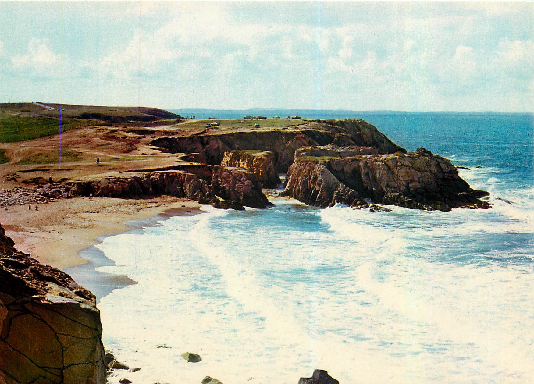 CPM La Cote Sauvage Presqu'ile de Quiberon Morb Couloirs de Port Bara 