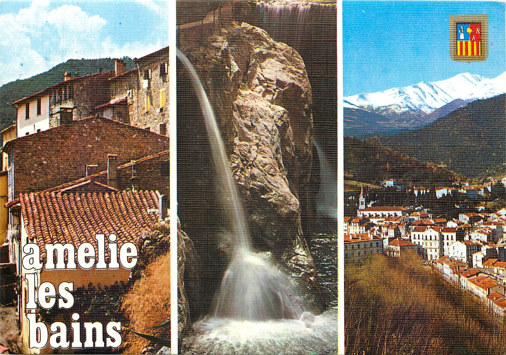 CPM Lumiere et couleurs du Vallespir Amelie les Bains divers aspects 