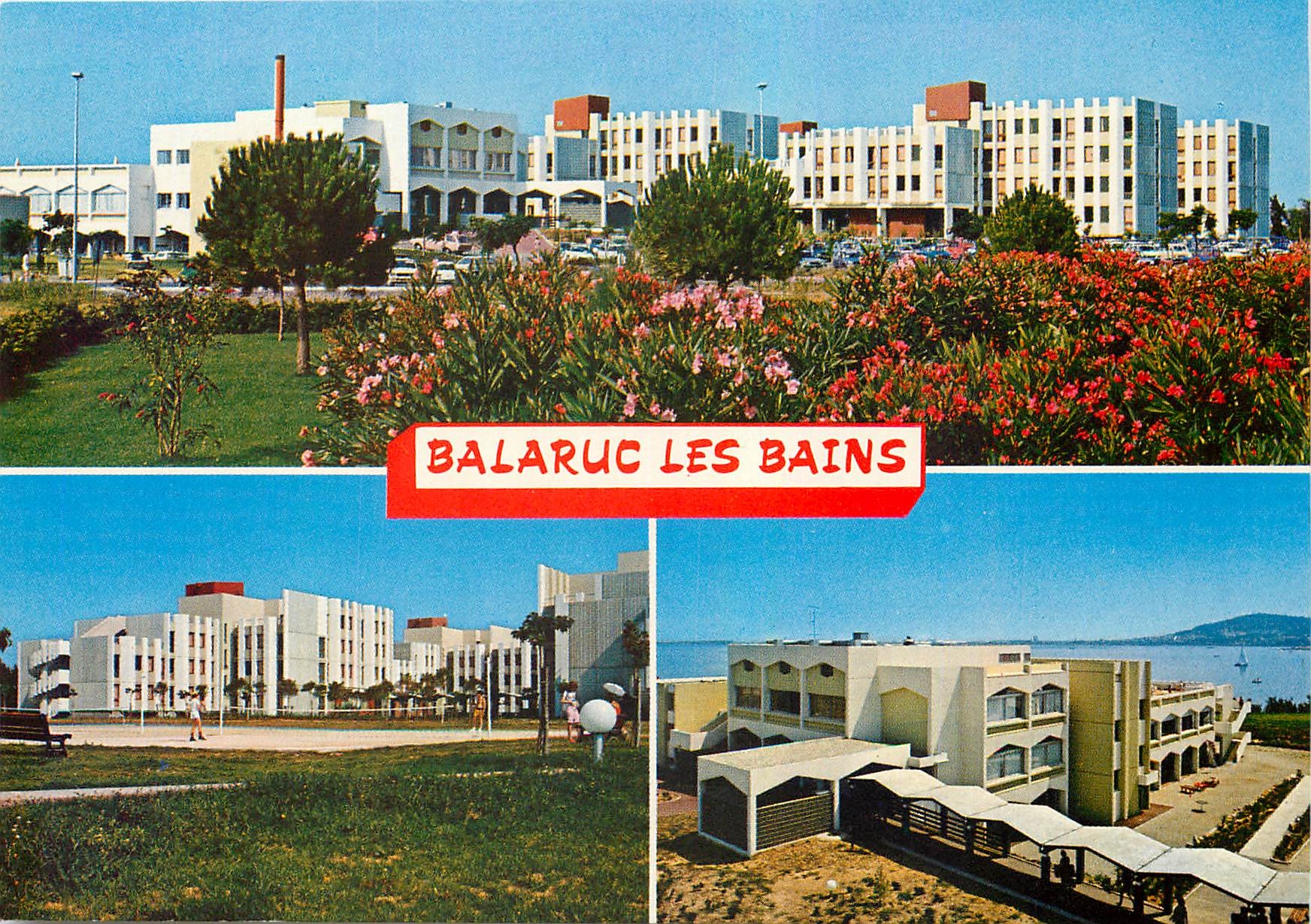 CPM Balaruc les Bains Herault le village de vacances de Tourisme et travait 