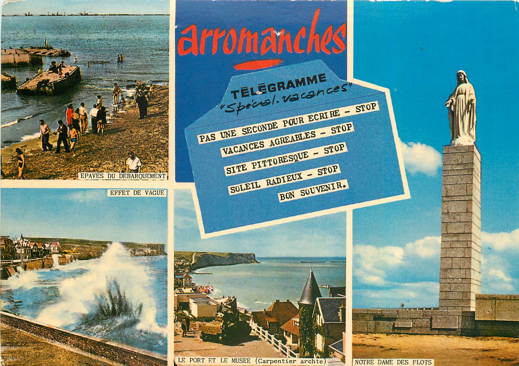 CPM Arromanches les Bains port du Debarquement 