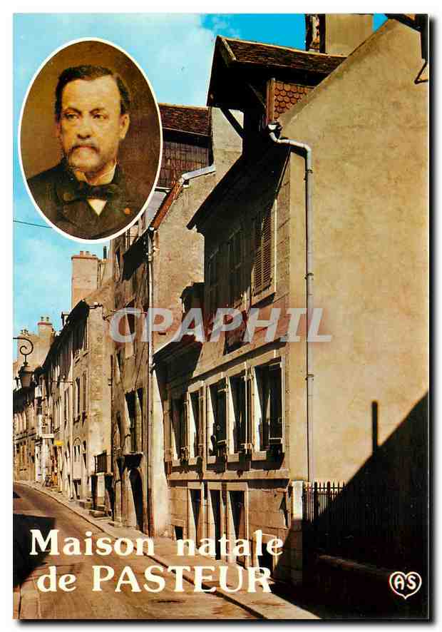 CPM La Franche Comte Pittoresque Dole Jura Rue Pasteur ici est ne Louis Pasteur le 27 Decembre 1822 