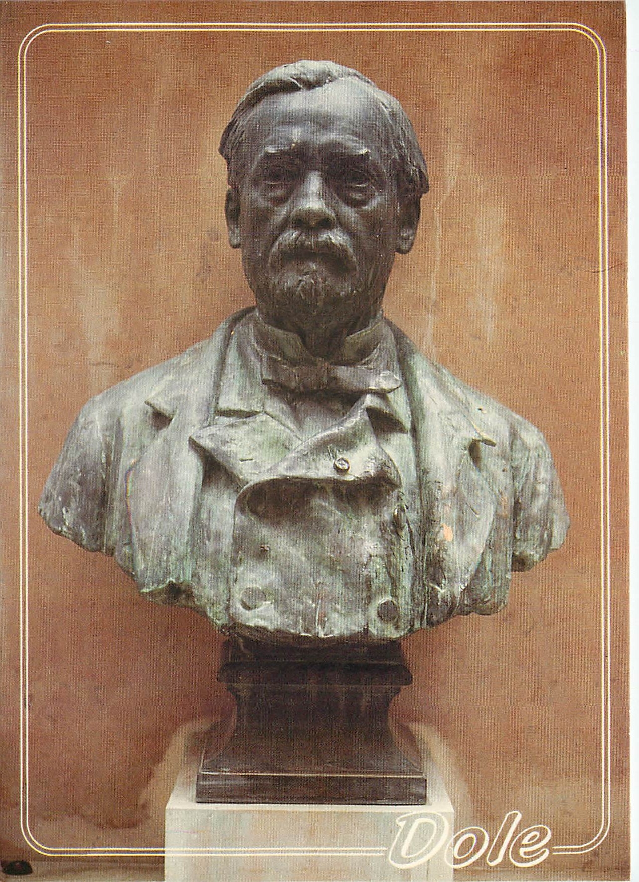 CPM Dole Jura Buste de Louis PAsteur Grand Savant ne a Dole le 27 Decembre 1822 