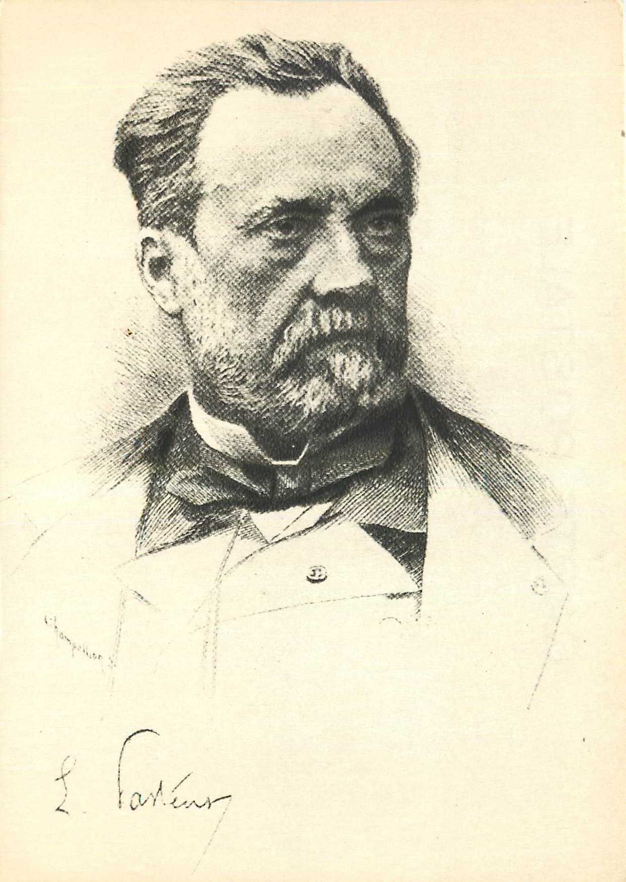CPM Portrait de Pasteur 