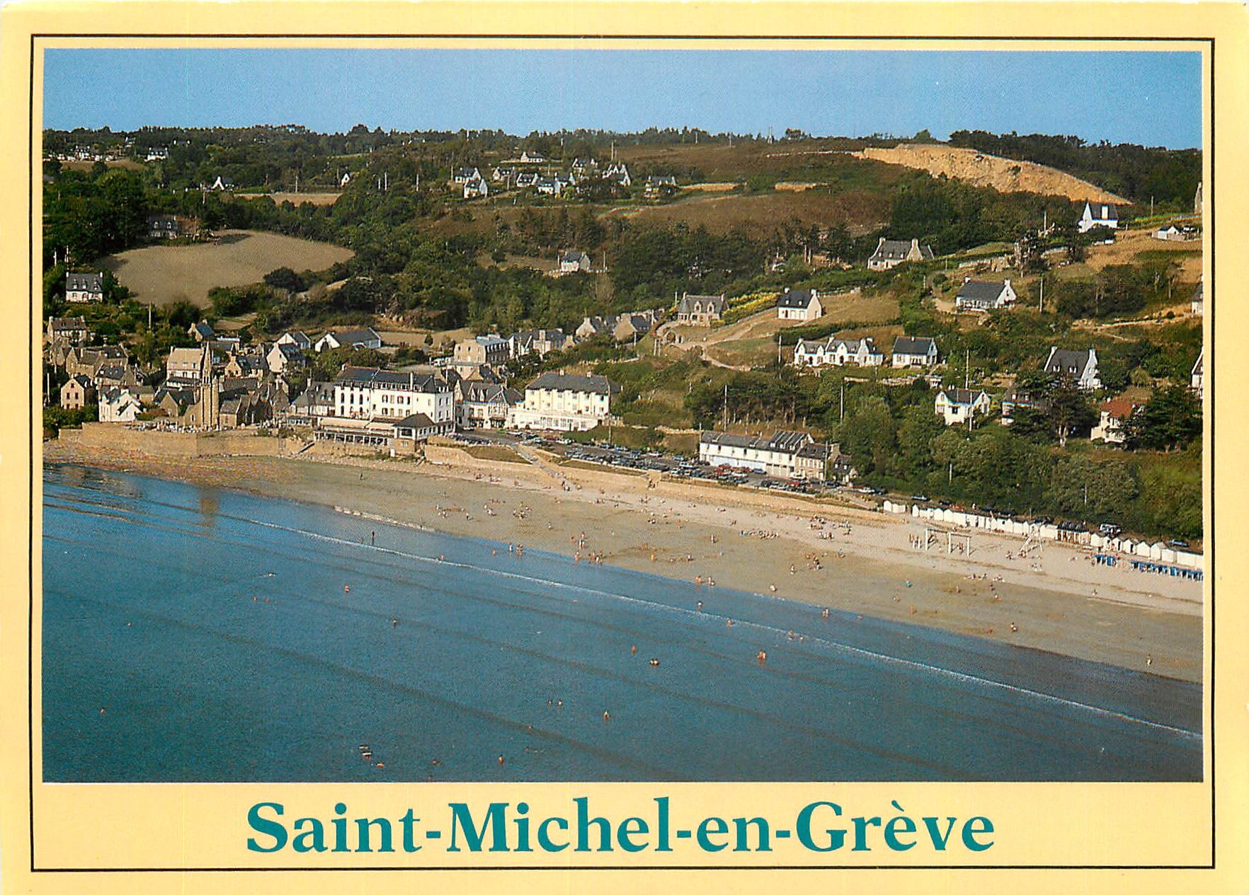 Saint-Michel-en-Grève — vue générale — Couleurs de Bretagne, n° 821