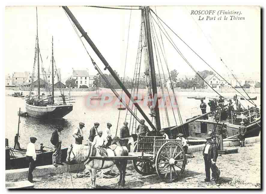 CPM Roscoff Finistere le Port et le Theven 