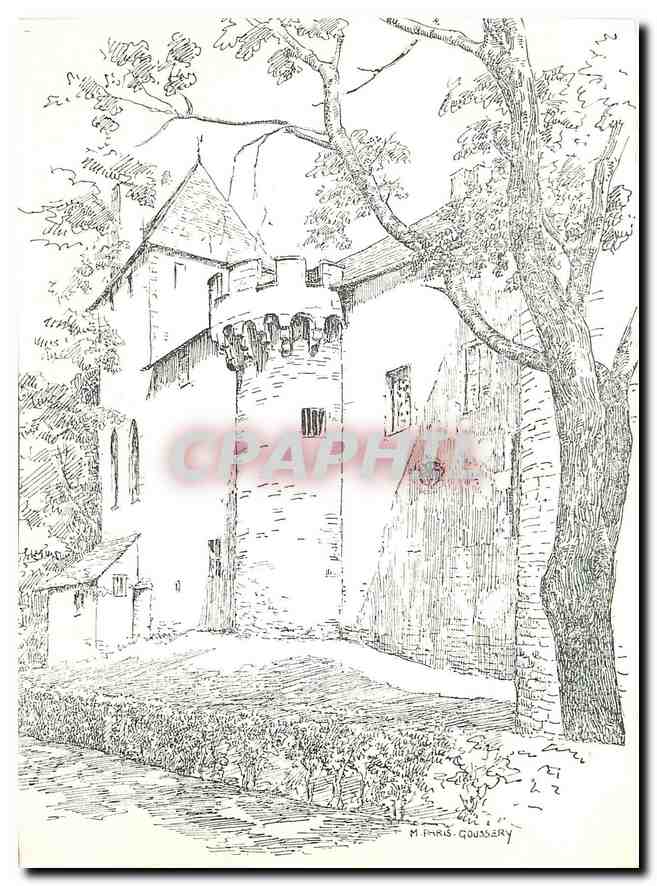 CPM Chateau de Rully Bourgogne XIII XV S Face Ouest 