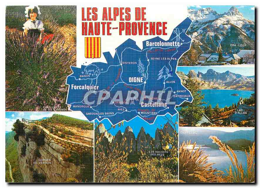 CPM Les departements francais les Alpes de Haute Provence 