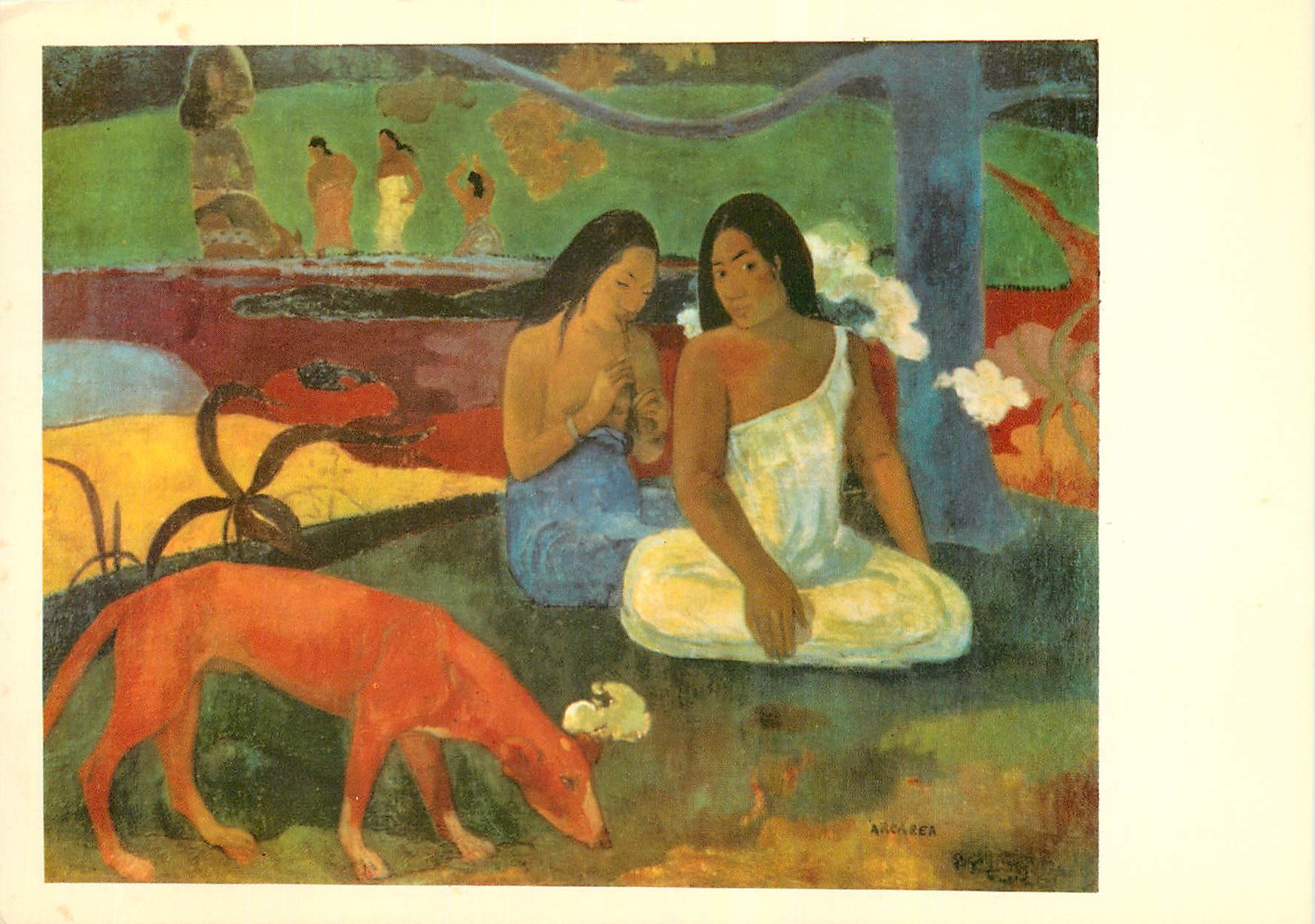 CPM Gauguin Arearea Divertissements 1892 Musee de l'Impressionnisme Paris 